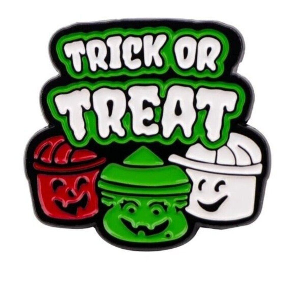 3/20 Trick or Treat Colorful Halloween Enamel Pin